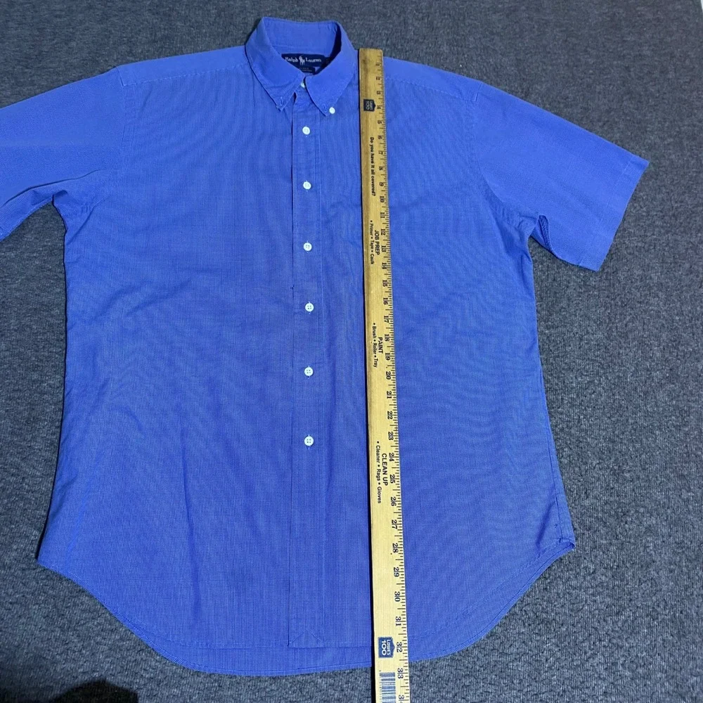 Lot of 2 Polo Ralph Lauren Blake Mens Medium Short Sleeve Button Down Shirts